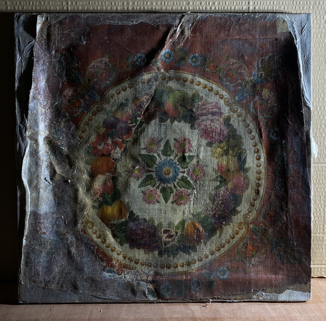 Avant - Carton de tapisserie